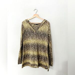 Prana | hooded sweater tunic / mini dress | size XL